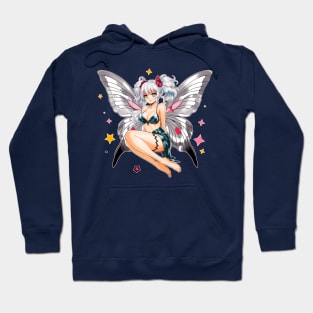 Moth Girl anime, cute giant monster kawaii anime tee Hoodie